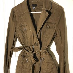 Fitted cotton jacket